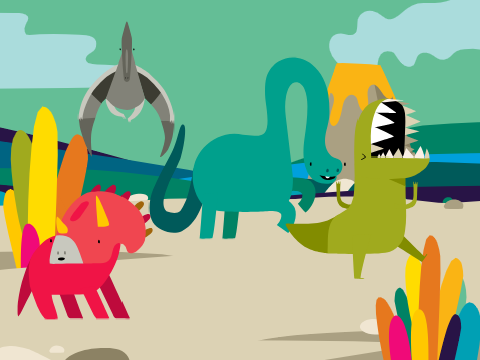 DINO DANCE PARTY! Ft. Scratch as DJ