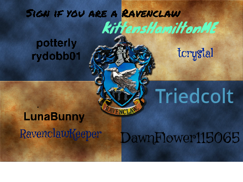 Sign if you are a RavenClaw peps!