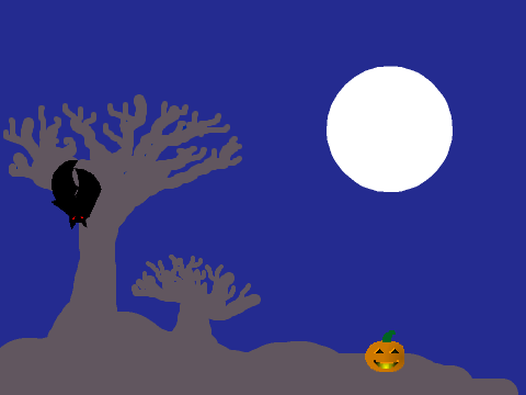 Project 4 Halloween Scene COMPLETE