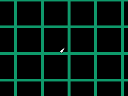 asteroids velocity scrolling