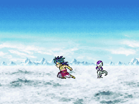 vegeta y goku vs broly part 1