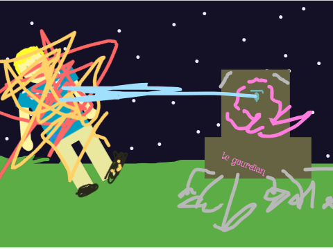 Zelda botw but with bad quality