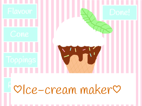  ♡Ice-Cream maker♡