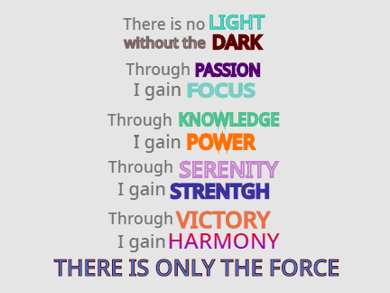 The Grey Jedi Code