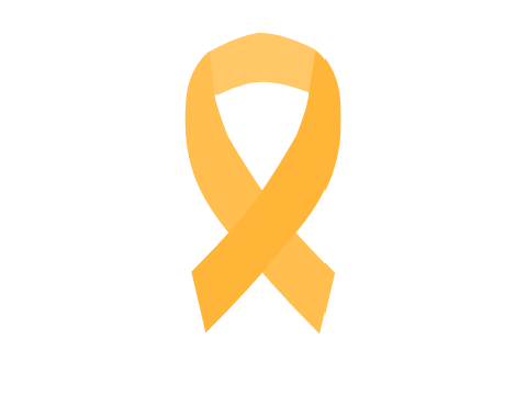 Childhood cancer ribbon