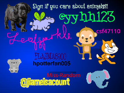 ✾Sign if you care about animals✾ remix remix remix