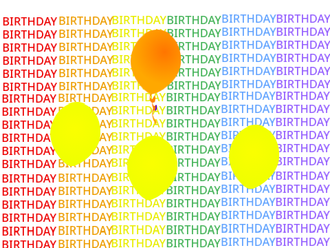 It's My Birthday!