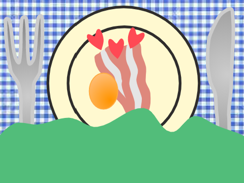Egg and bacon