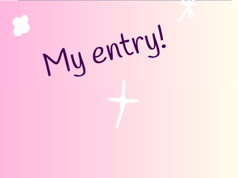 ~~~~~My entry~~~~~