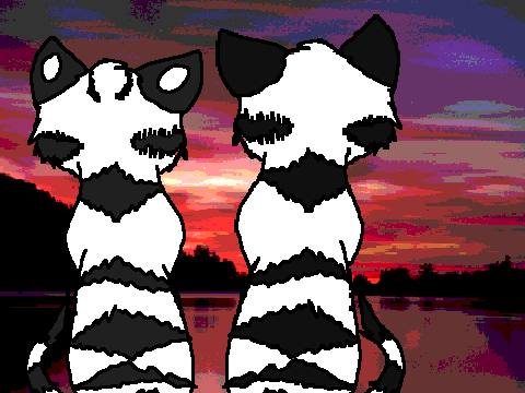 shadowstripe and Joey(Demons Eyes RPG)