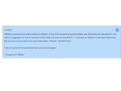 Help–I've Been notified by the Scratch Team!!!!!!!!!