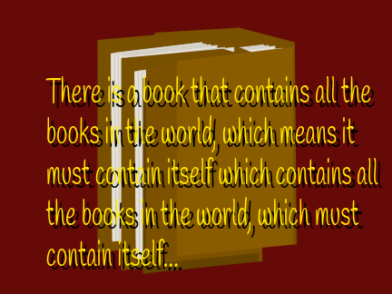 The Book Paradox