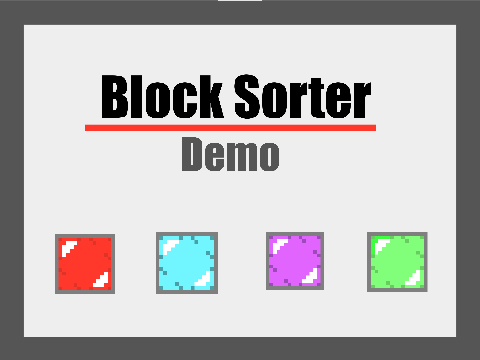 Block Sorter DEMO