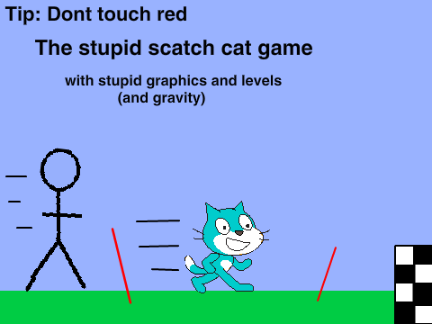 The Stupid Scratch Cat Game.