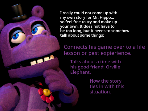 Mr. Hippo voice audition *OPEN!*