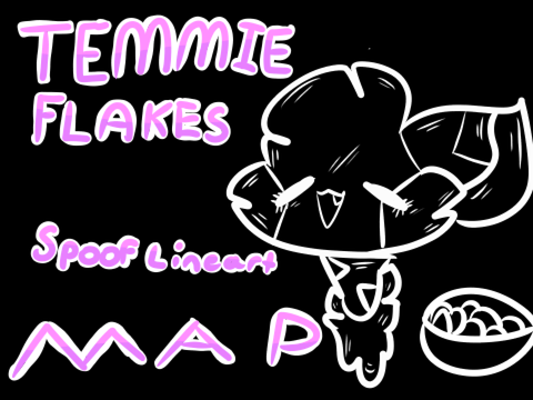 Temmie Flakes Completed Map