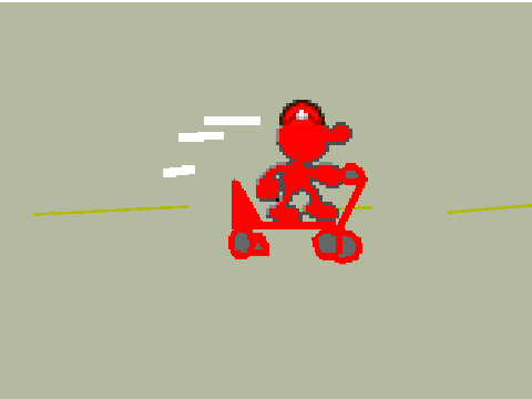 riding away