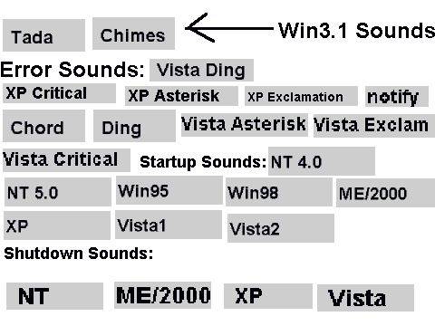Windows Computer sounds