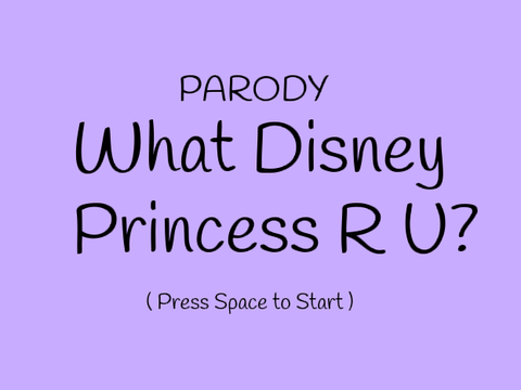 What Disney Princess R U?( quiz parody)