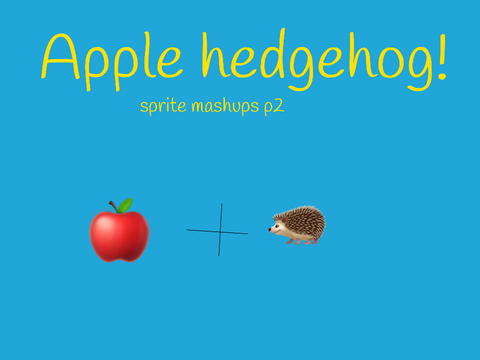 Apple hedgehog! (Sprite mashups p2)