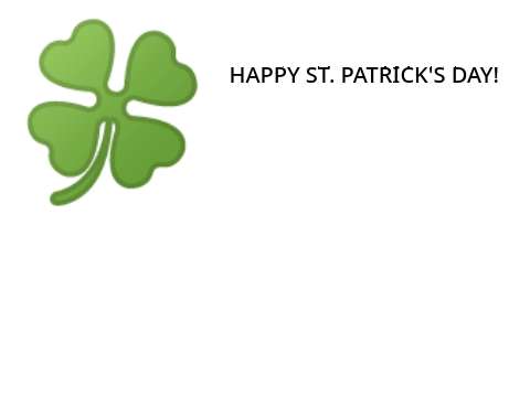 Happy St. Patrick's Day!