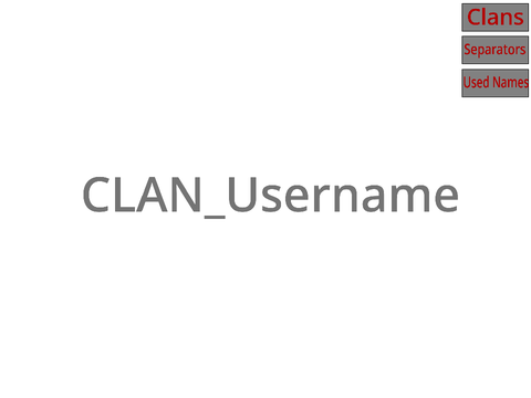 Username Feature