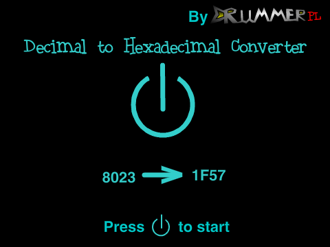 Decimal to Hexadecimal Converter