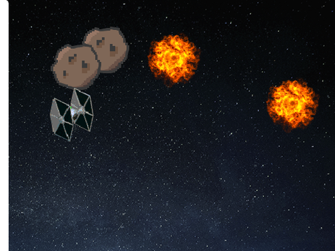 TIE fighter flight simulation