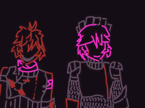 Neon character aesthetic #2
