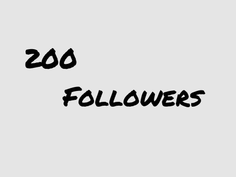 200 Followers.