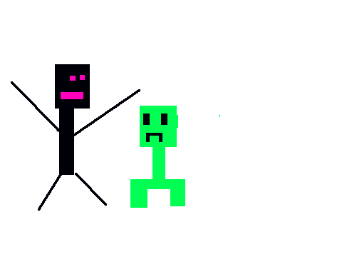 creeper and endermen