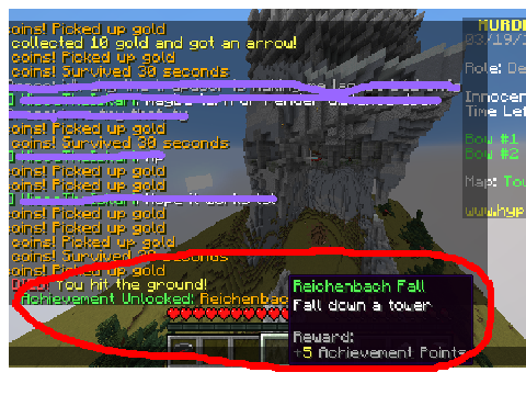 Oh look a Sherlock-Themed Minecraft achievement