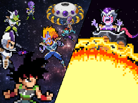 The Destruction Of Planet Vegeta (Bardock Saga)