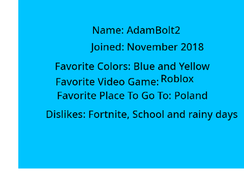  AdamBolt2's Profile