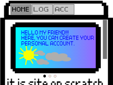 Web-site on Scratch! v1.4