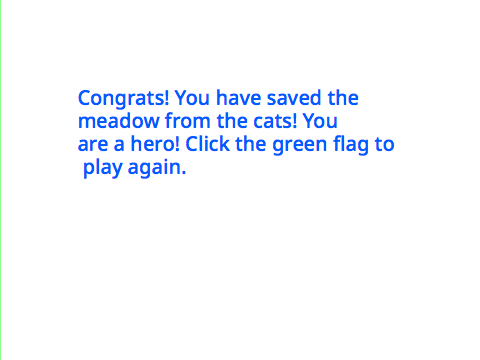 Whack a Cat Game! (Save the Meadow!)