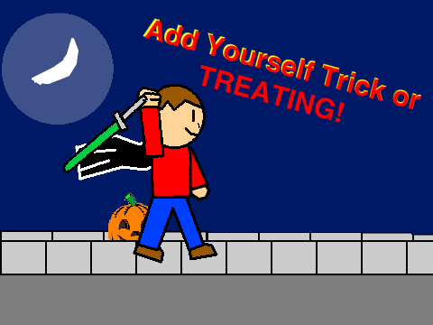 Add Yourself Trick or Treating!