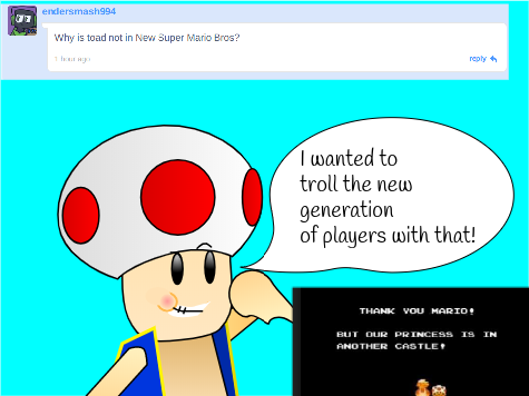Toad's ask blog // Question 1