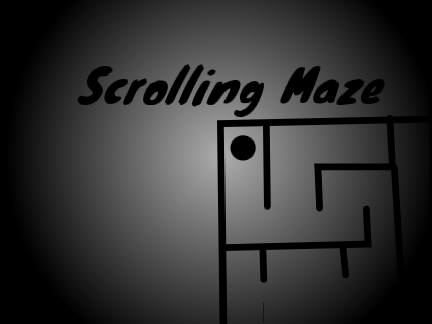 Scrolling Dark Maze.