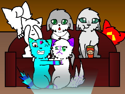 Add yourself watching a scary movie! remix remix