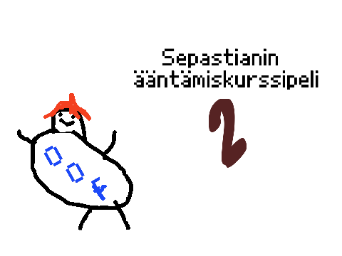 Sepastianin ääntämiskurssipeli 2