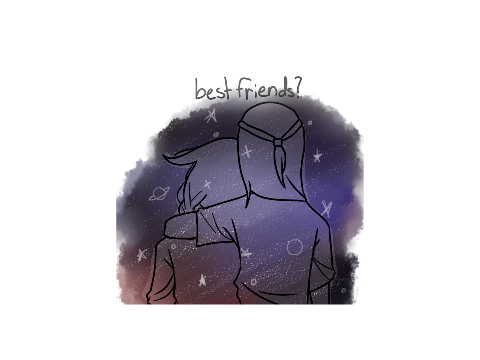best friends.