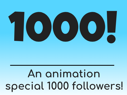 1000 followers!!