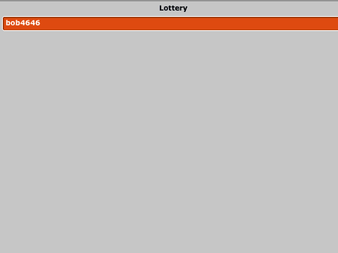 The lottery