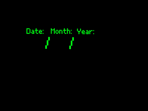 Time and Date