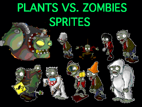 Plants vs. Zombies Sprites