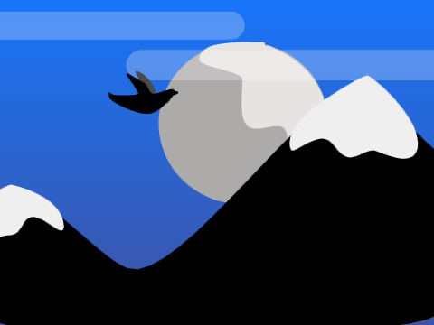 Moonlight parallax 