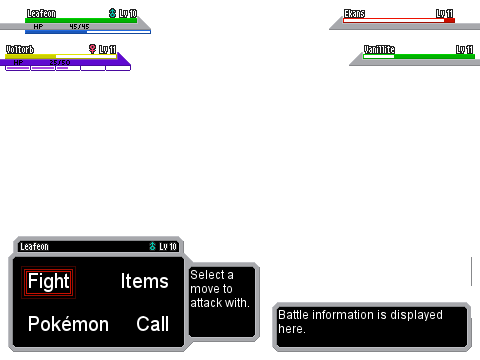 Pokemon Game GUI Test