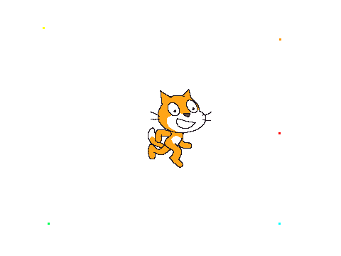 walk around with repetative music!