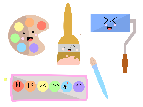 Painting Tools | Vector Art remix